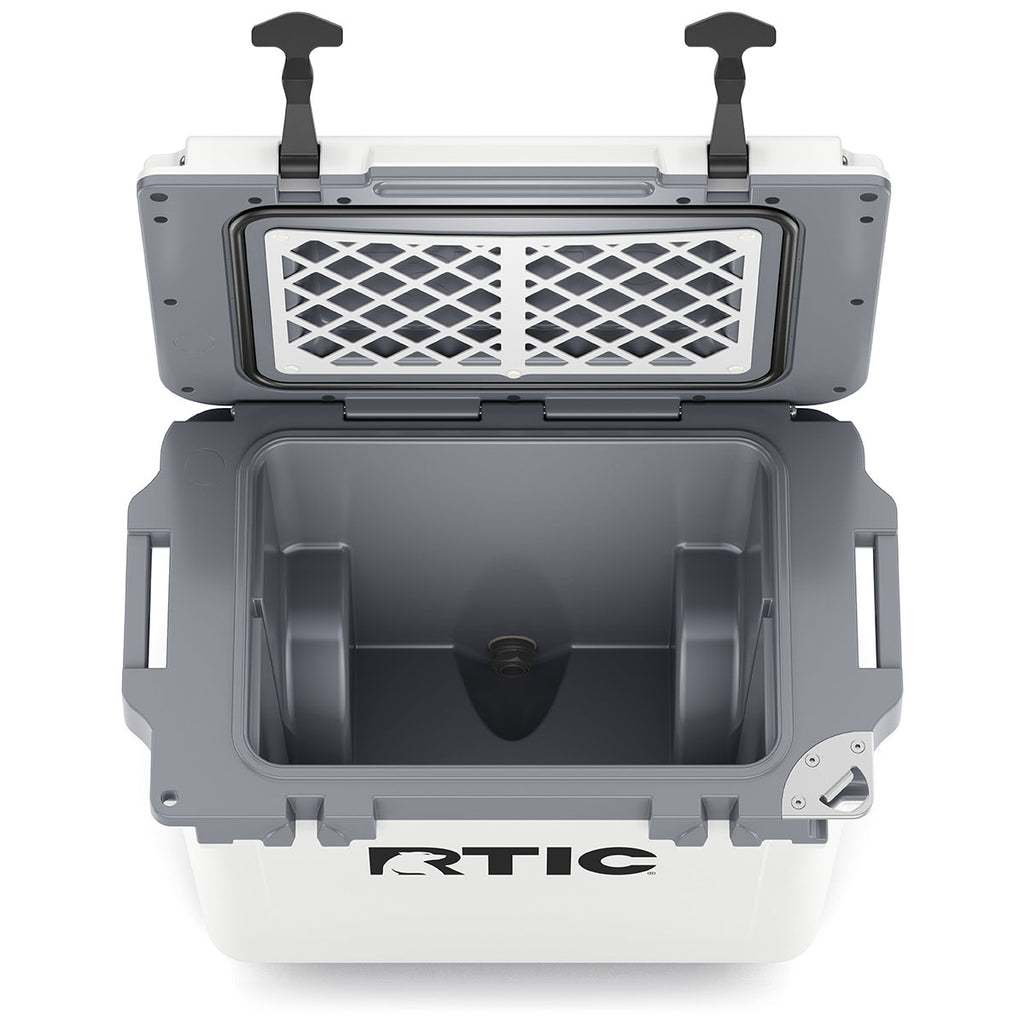 RTIC White & Grey 22 QT Ultra-Light Wheeled Cooler
