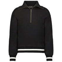 Holloway Women's Black/Vanilla Heritage Prep Quarter-Zip Pullover
