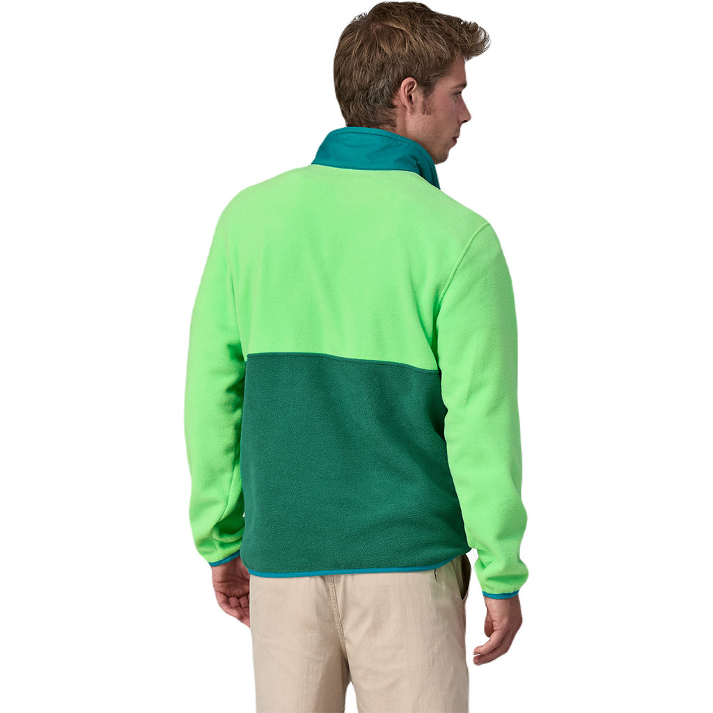 Patagonia Men's Gather Green Microdini 1/2-Zip Fleece Pullover
