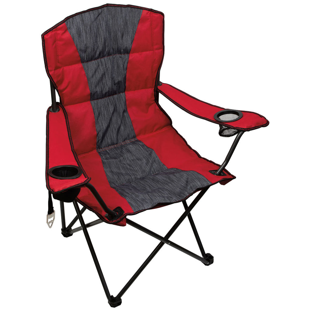 48-Hour Koozie Group Red Premium Heather Stripe Chair