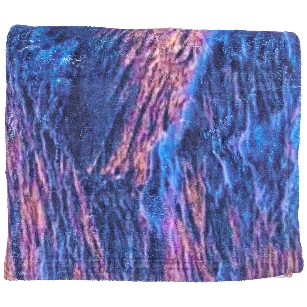 Good Value White Small Sublimated Fleece Blanket