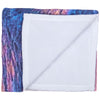 Good Value White Small Sublimated Fleece Blanket