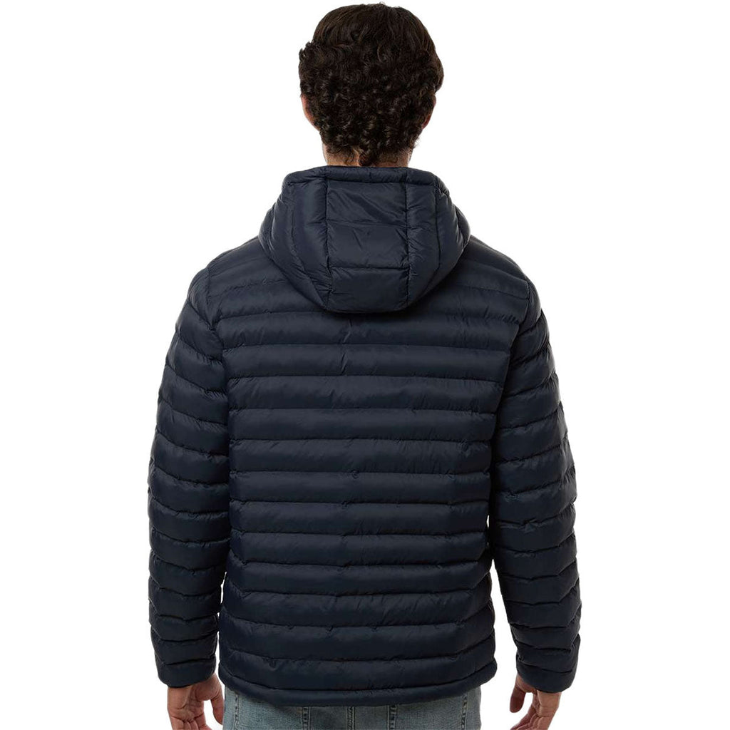 Weatherproof Men's Stormy Night Lightweight Poly-Filled Hooded Puffer Jacket