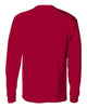 Hanes Unisex Deep Red Authentic Long Sleeve Pocket T-Shirt
