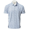 AndersonOrd Men's White/Skyway/Navy Harbor Polo