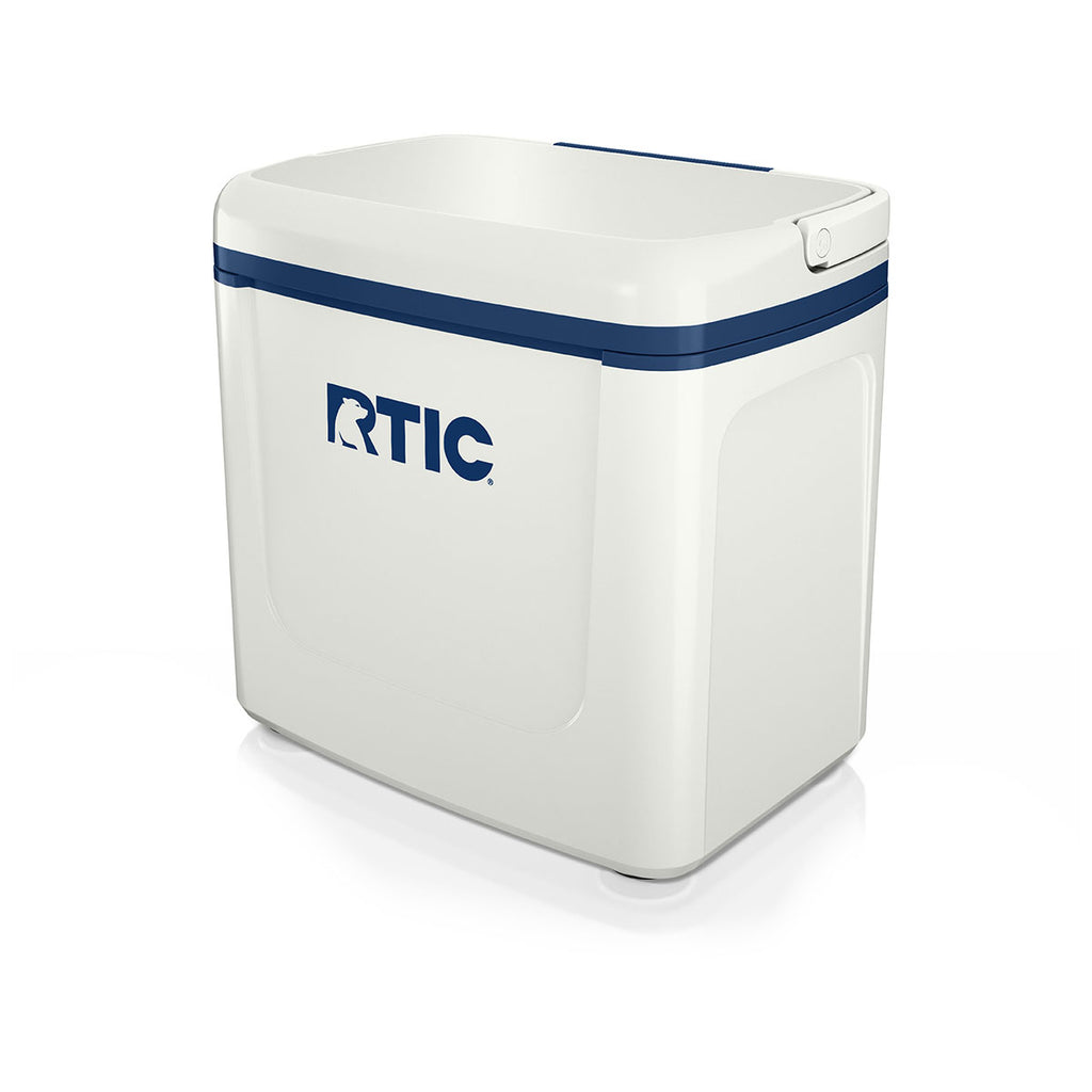 RTIC Cool Grey & Navy 8 QT Road Trip Personal Cooler
