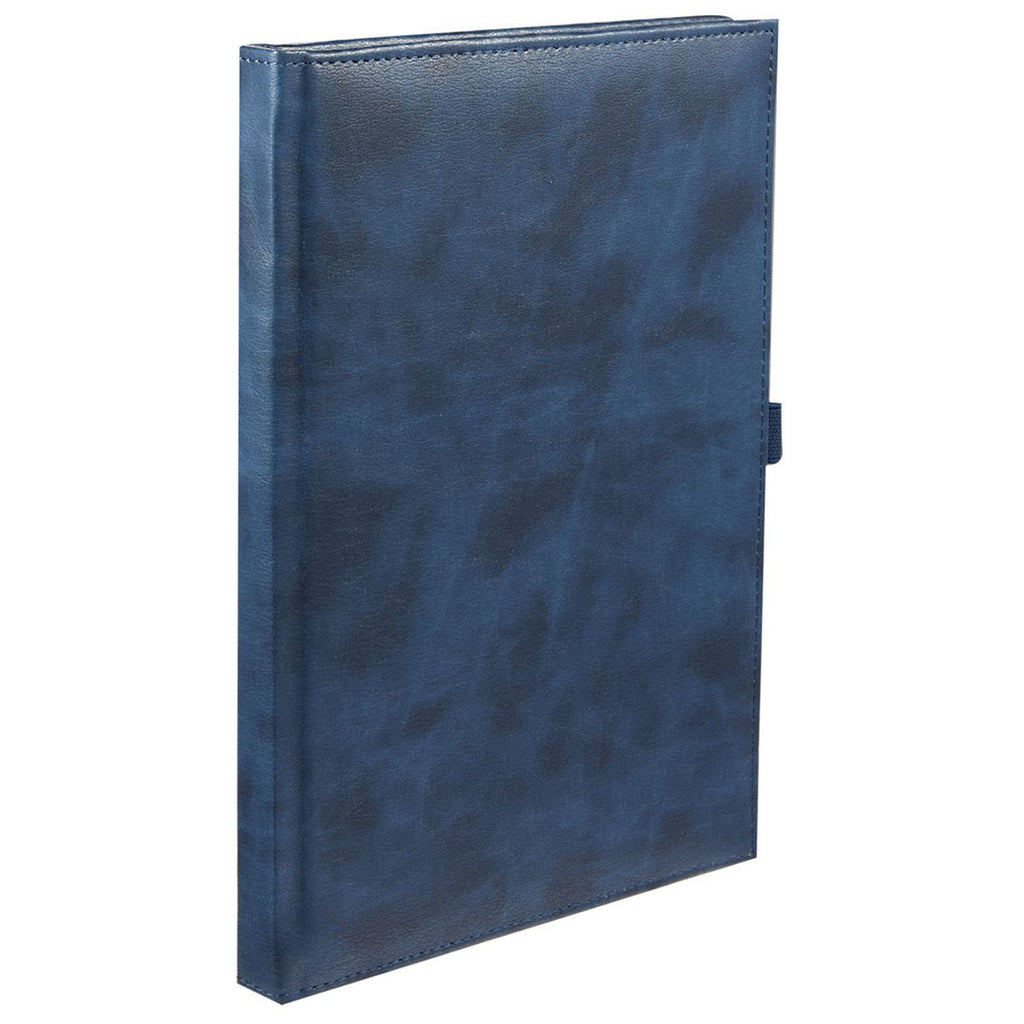 Leed's Navy 7" x 10" FSC Recycled Morano Large Journal