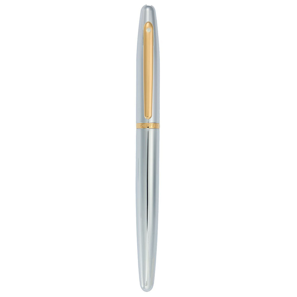 Sheaffer Silver VFM Polished Chrome with Gold Roller Ball