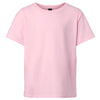 Gildan Youth Light Pink Light Cotton T-Shirt