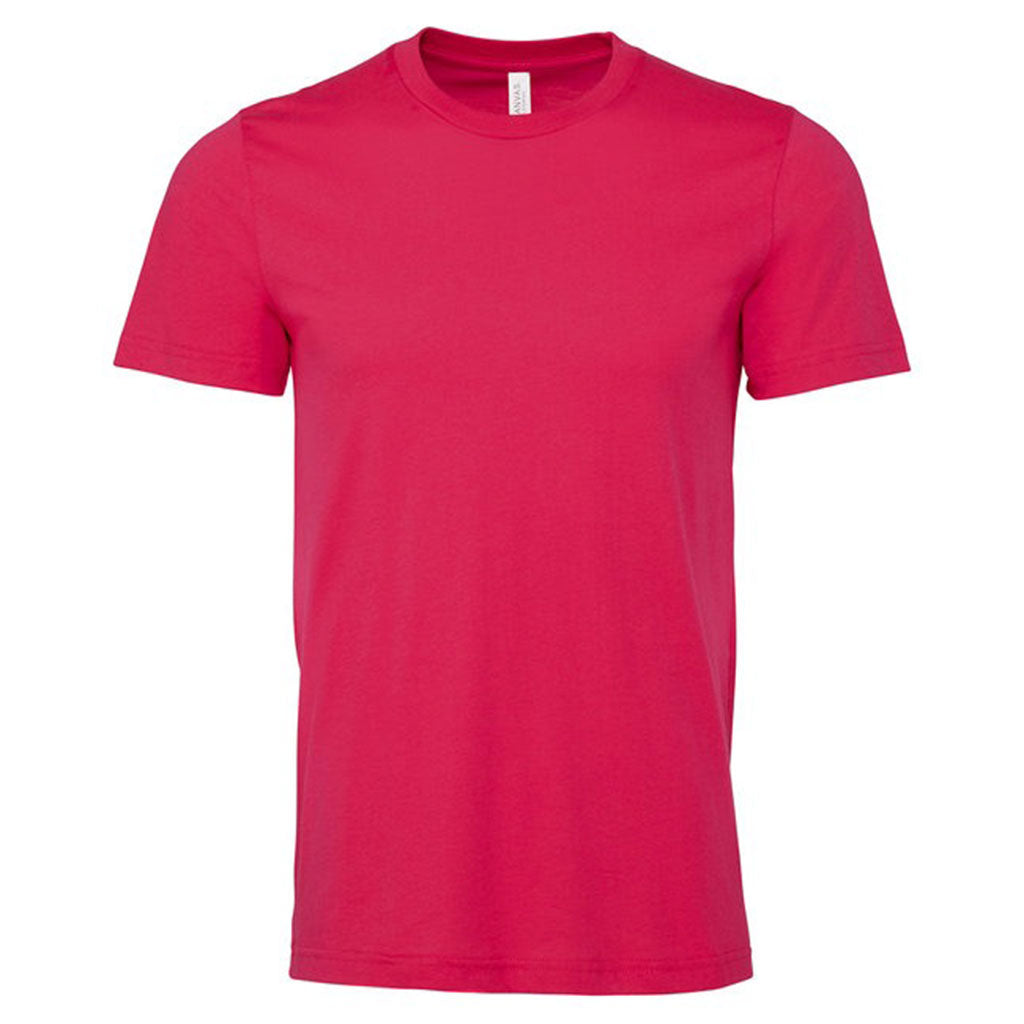 Bella + Canvas Unisex Fuschia Jersey Short-Sleeve T-Shirt