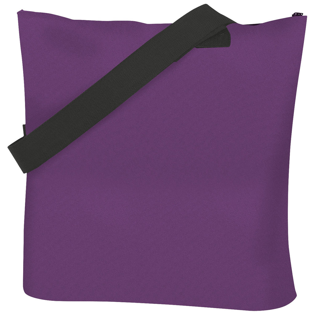 Hit Purple with Black Fun Tote Bag