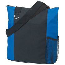 Hit Royal Blue with Black Fun Tote Bag