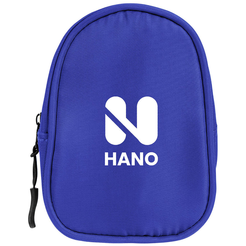 Hit Royal Blue Anywhere rPET Pouch With Carabiner
