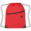 Hit Red Sports Pack With Front Zipper