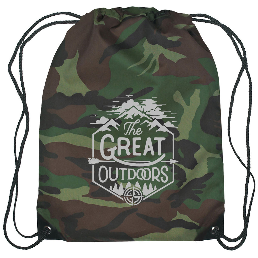 Hit Green Camouflage Small Sports Pack