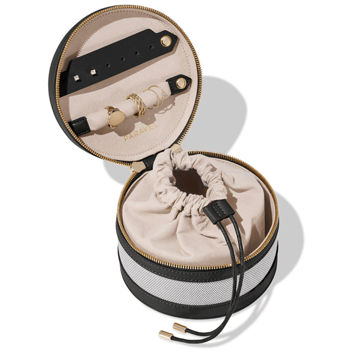 Paravel Domino Black Jewelry Case