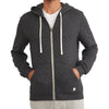 Marine Layer Men's Dark Heather Grey Corbet Quilted Full Zip Hoodie