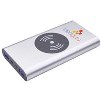 48-Hour Good Value Silver Aluminum HD Wireless Power Bank 10000 mAh