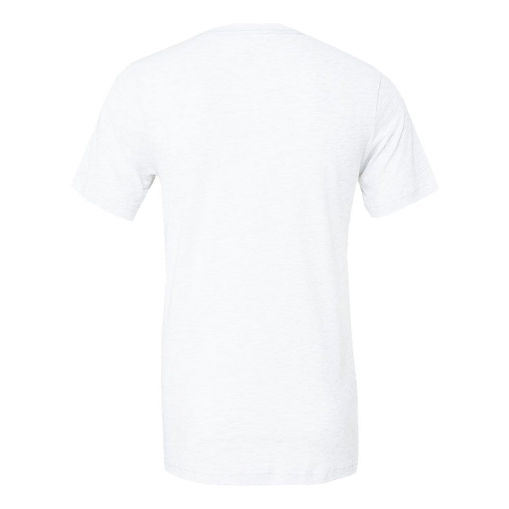 Bella + Canvas Unisex Solid White Triblend Short-Sleeve T-Shirt