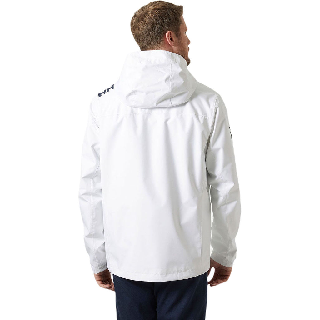 Helly Hansen Men's White Crew Hooded Jacket 2.0