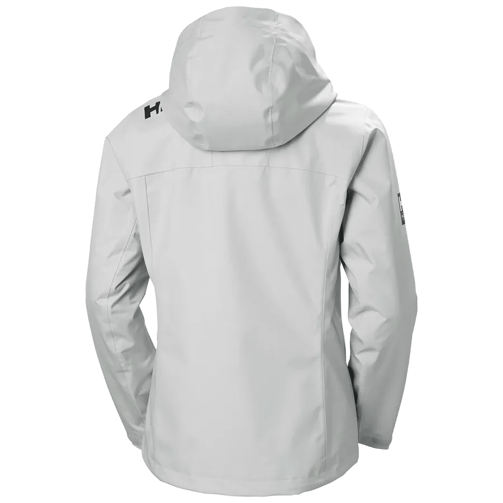 Helly Hansen Women's Grey Fog Crew Hooded Midlayer Jacket 2.0