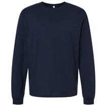 Bella + Canvas Unisex Navy 6 oz. Heavyweight Long Sleeve Tee