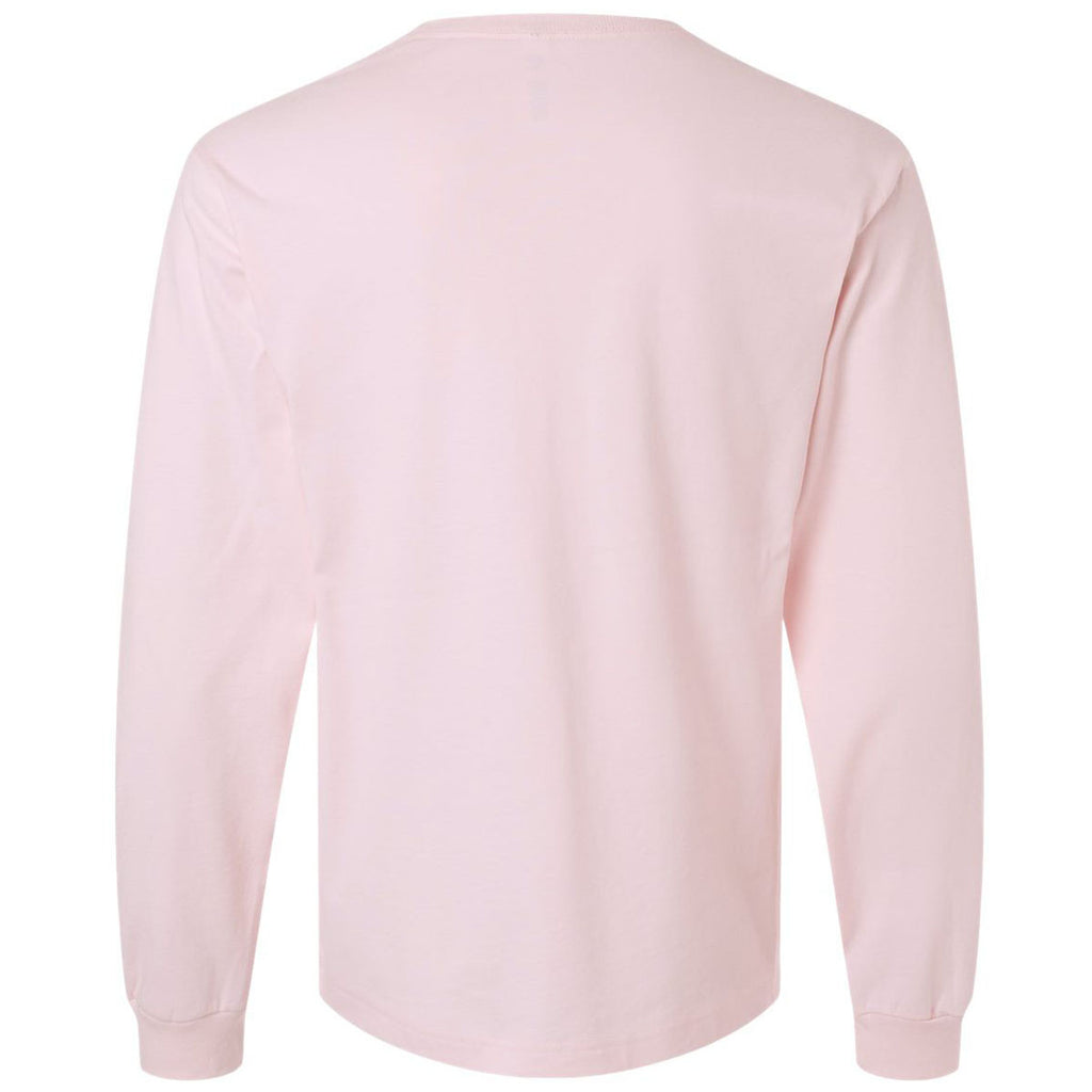 Bella + Canvas Unisex Soft Pink 6 oz. Heavyweight Long Sleeve Tee