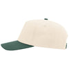 Richardson Cream/Cream/Dark Green 5-Panel Relaxed Gramps