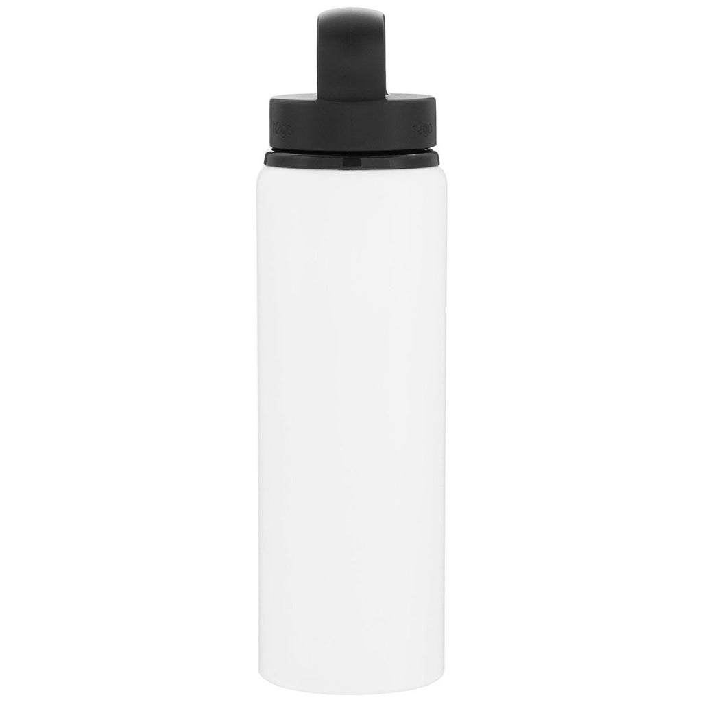 H2Go Matte White Virtue 26oz Aluminum Bottle