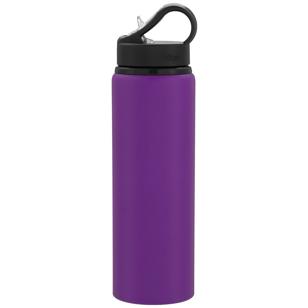 H2Go Matte Purple Virtue 26oz Aluminum Bottle