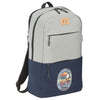 48-Hour Leed's Navy/Grey NBN Linden 15 Inch Laptop Backpack