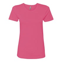 Next Level Women's Hot Pink Boyfriend Tee