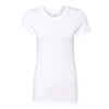 Next Level Women's White Boyfriend Tee