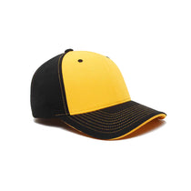 Pacific Headwear Black/Gold Universal M2 Contrast Performance Cap