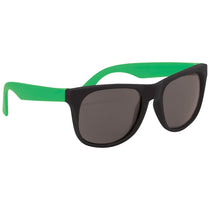 Hit Green Rubberized Sunglasses