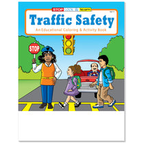 Koozie Group White Coloring Book: Traffic Safety