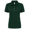 Jerzees Women's Forest Green Dri-Power Polo