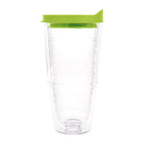 Tervis Clear Tumbler with Lime Lid Classic Tumbler 24 oz. - Printed