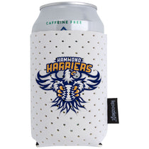 Koozie White Recycled Perforated Collapsible Can Cooler