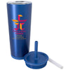 Koozie Group Matte Metallic Blue Astrid Recycled Vacuum Tumbler - 24 oz.