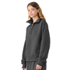 Bella + Canvas Unisex Asphalt 10 oz Quarter-Zip Pullover Sweatshirt