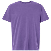 Bella + Canvas Unisex Washed Purple Heavyweight Garment-Dyed Tee