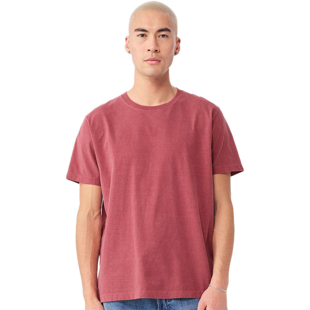 Bella + Canvas Unisex Washed Red Heavyweight Garment-Dyed Tee