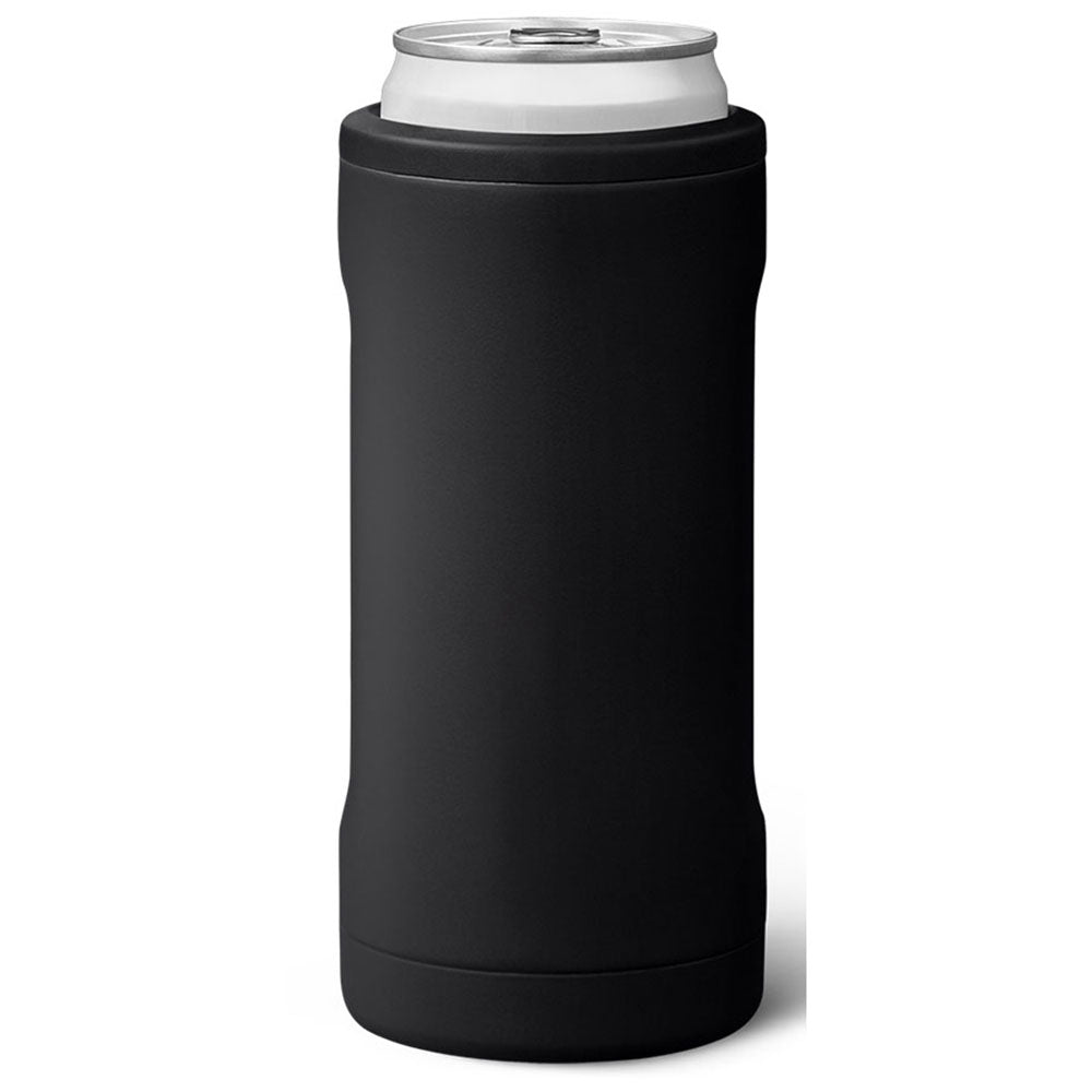 BruMate Matte Black 12 Oz. Hopsulator Slim V2