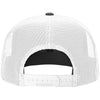 Richardson Heather Charcoal/White Acrylic-Wool Blend Flatbill Trucker
