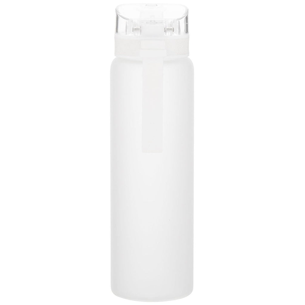 H2Go White Mudra 20.9oz Glass Bottle