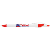 48-Hour Good Value Bright Red with Blue Ink Dart Pen