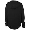 Charles River Women's Black Willow Scallop Hem Hoodie