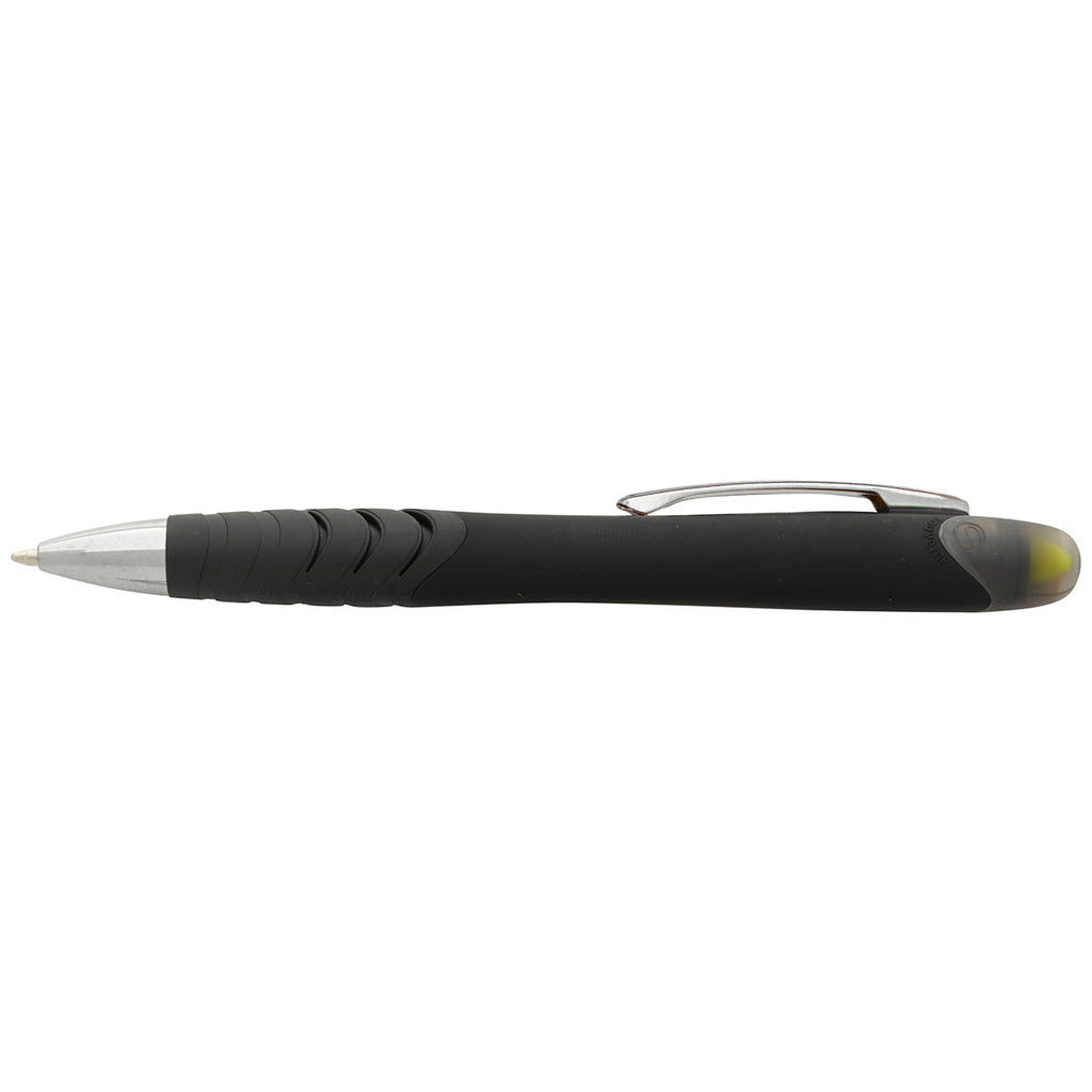 Souvenir Black Soft-Touch Jalan Highlighter Pen Combo