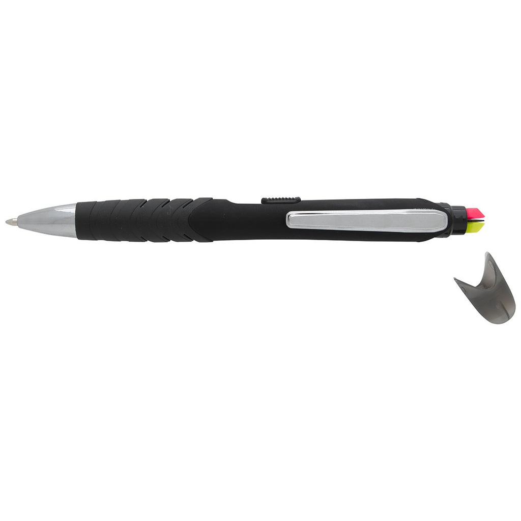 Souvenir Black Soft-Touch Jalan Highlighter Pen Combo